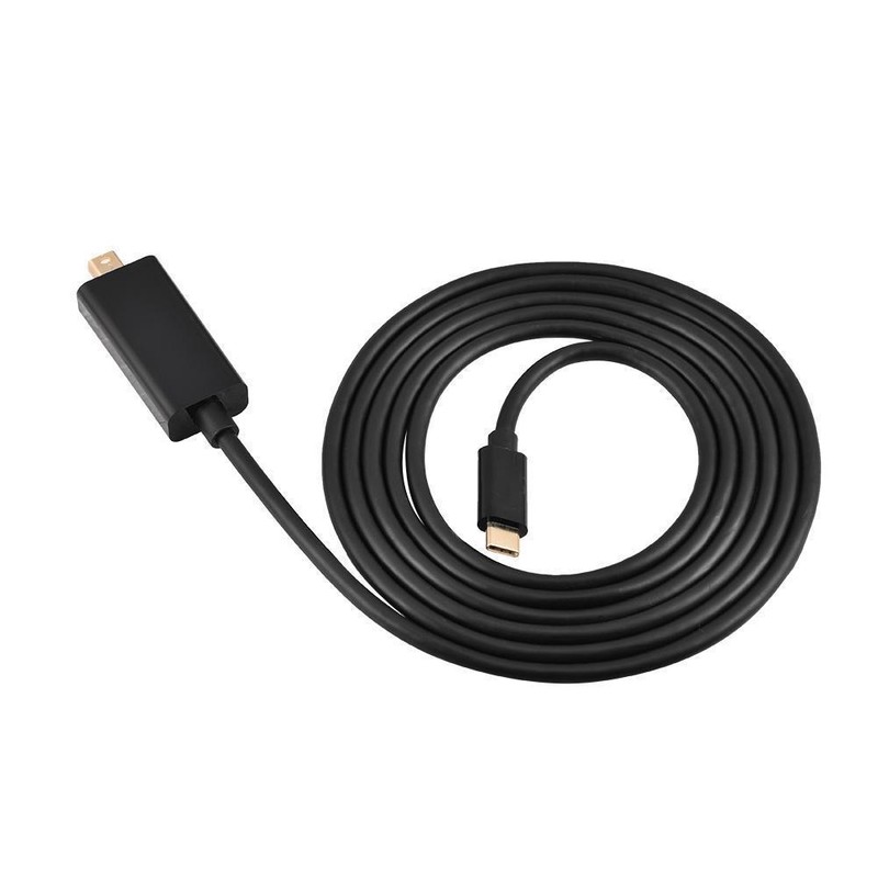 Premuim USB Type-C to Mini DisplayPort DP Male Adapter Cable 4K@60Hz Cord Lead gallery