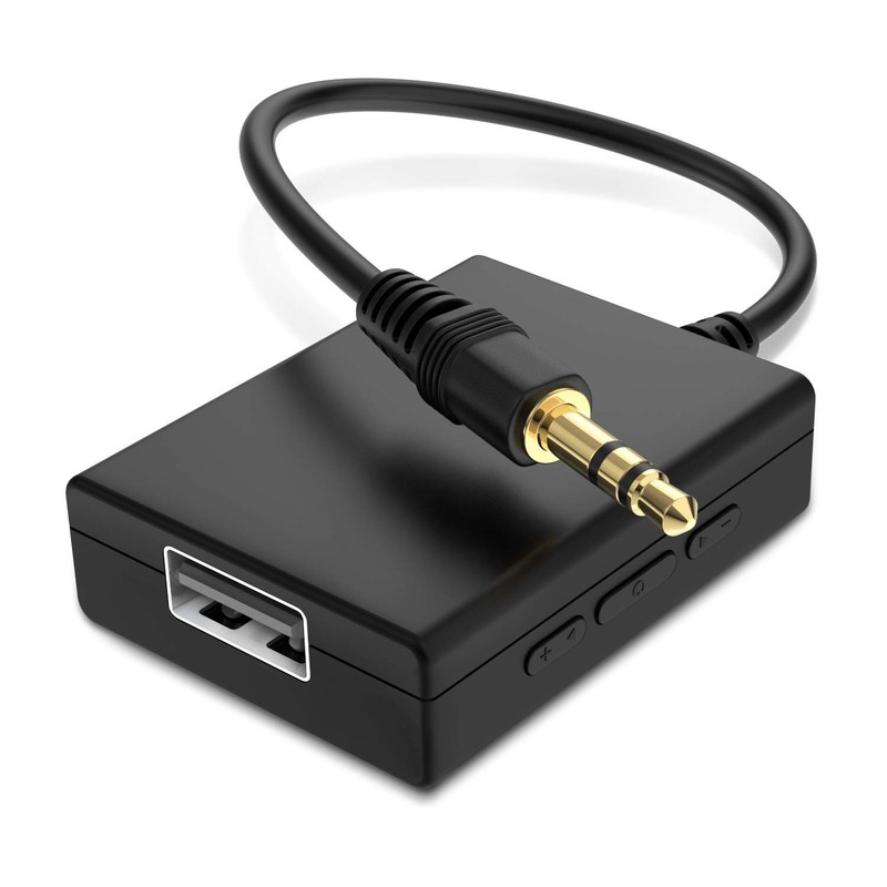 USB to Aux Audio Adapter 3.5mm Male to USB Female Adapter for Music