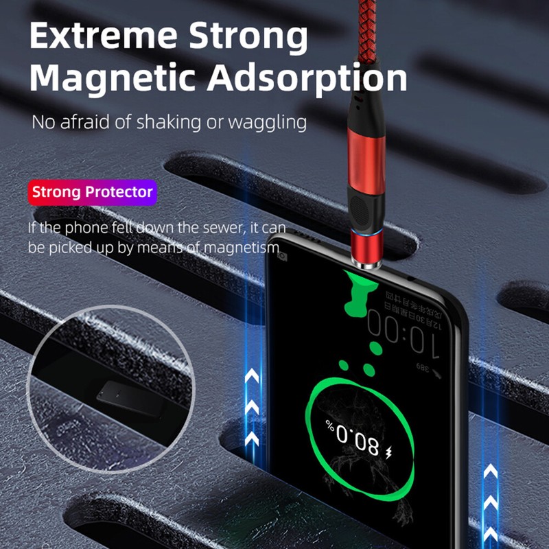 USB Type C Magnetic Adapter 360° Rotating Mobile Phone Cable Adapter Connector gallery
