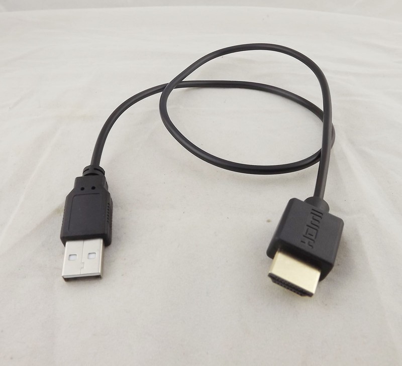 50cm HDMI Male to USB 2.0 A Male Plug Adapter Converter Connector Charger Cable gallery