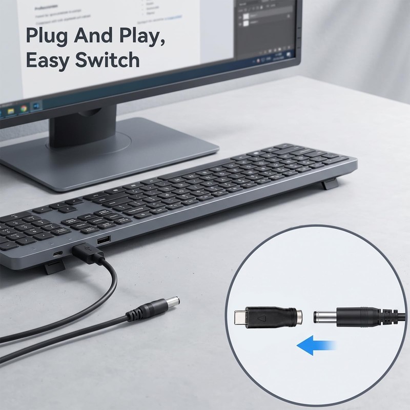 Universal Charger Power Core 5V Universal DC Power Cable USB to DC Charging C... gallery