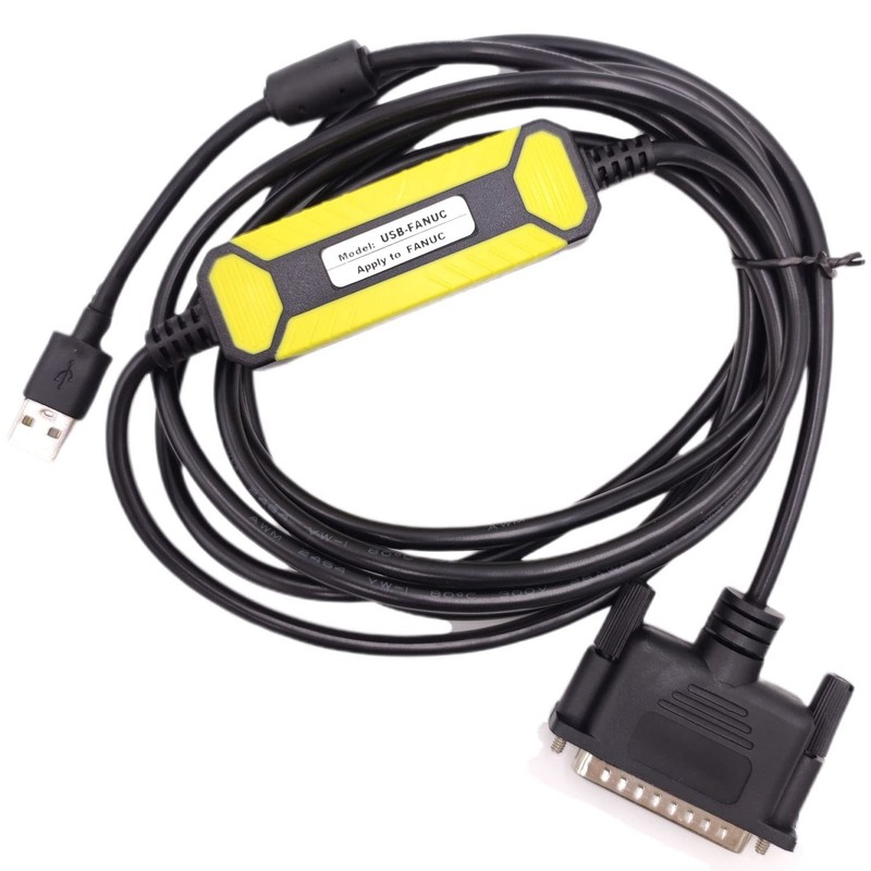 USB-FANUC CNC Programming Cable, RS232 Data Transfer Convert DB25 Pin Downloa... gallery