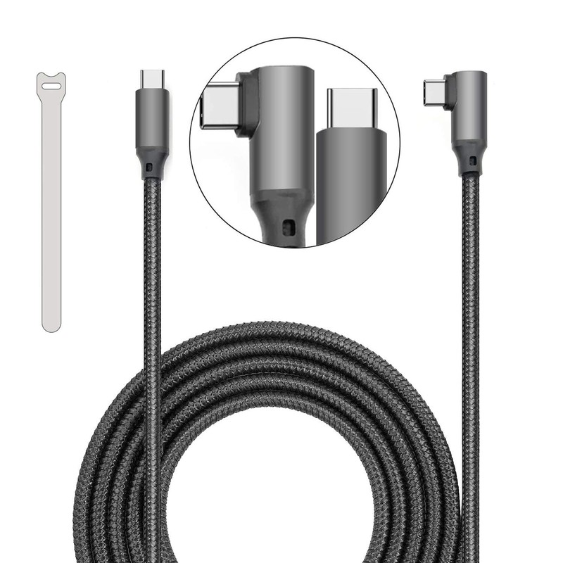 16ft Braided USB-C Link Cable for Meta Quest Pro & Quest 2 - Fast Charge & Data gallery