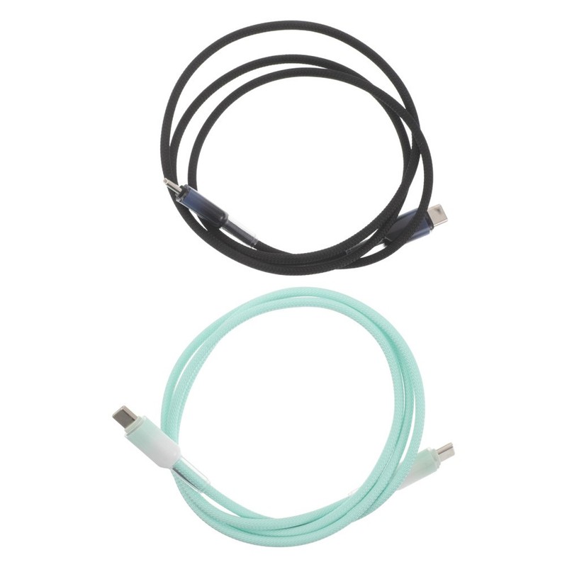 2pcs Usb Type C To Type C Cable: Usb Data Transmission 60w Cables Fast Charging
