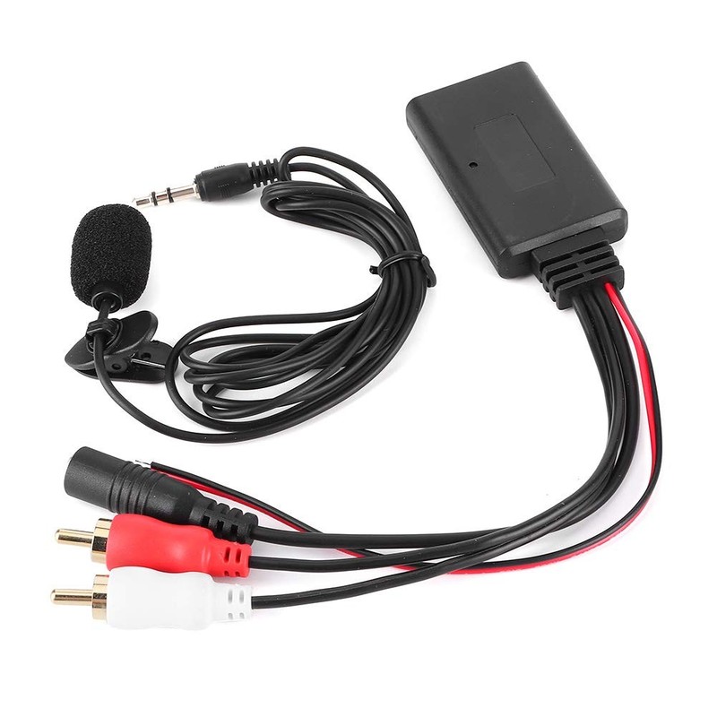 Car Radio Bluetooth AUX Module 2 Cable Adapter Easy Microphone Hardware gallery