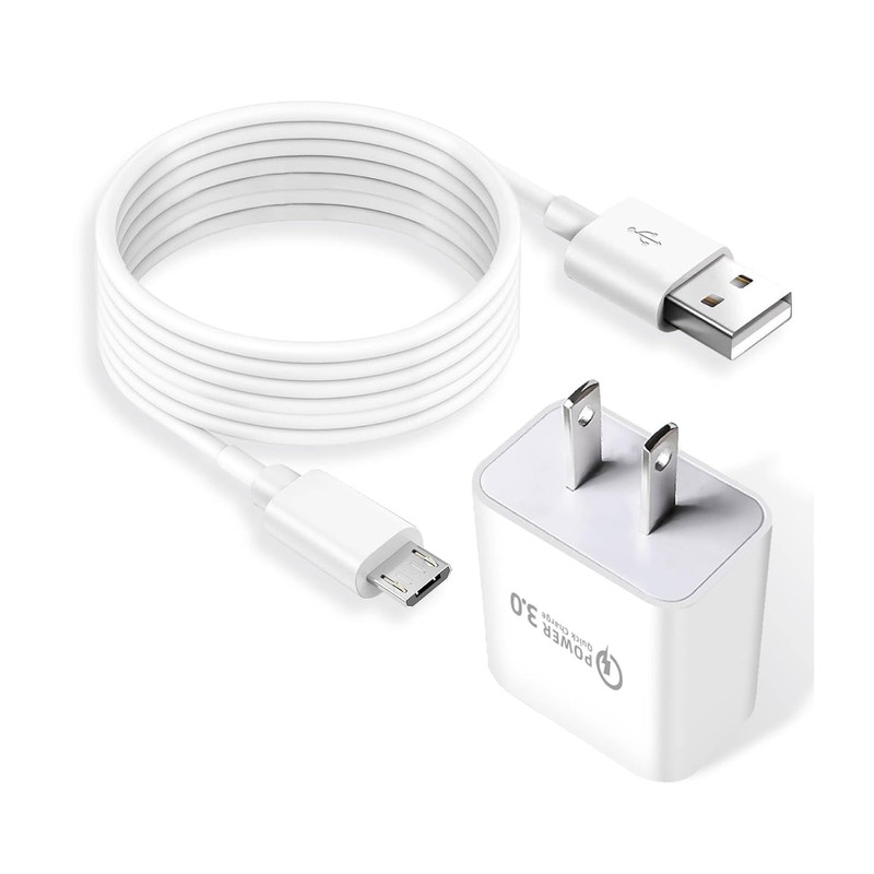 10FT Micro USB Charging Cable Arlo 9V Power Adapter for Arlo Pro2, Pro, Q/Go, Es