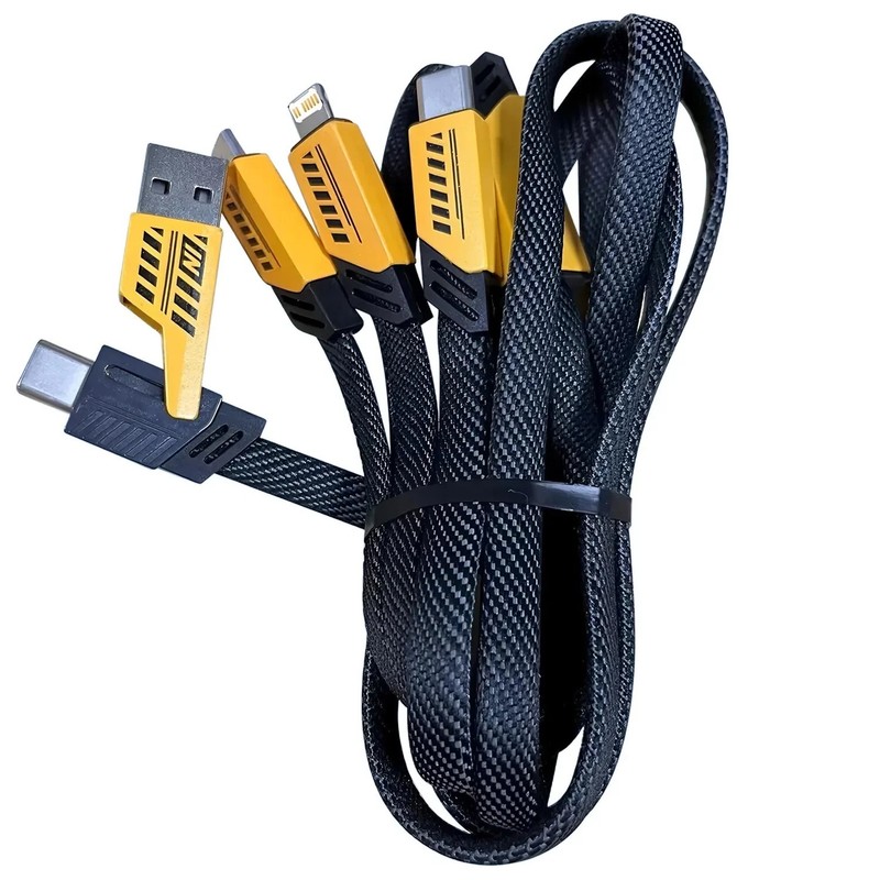 3in2 240W Fast Charging Cable USB C Micro USB 1.2M iPhone Huawei Wire Charger US gallery