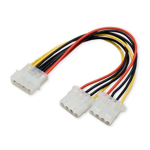 IDE 4Pin 1 to 2 Power Extension Cable 10cm Hard Disk Driver Power Splitter Ca... gallery