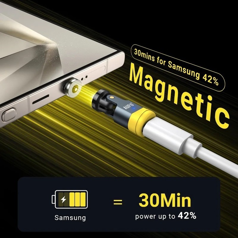 Magnetic OTG Adapter Type C Female to Type C IOS Micro Male Converter For gallery