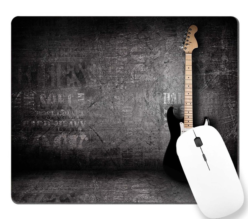 TSSOHU Electric Guitar Pattern Mouse Pad Non-Slip Rubber Base Gaming MousePad…