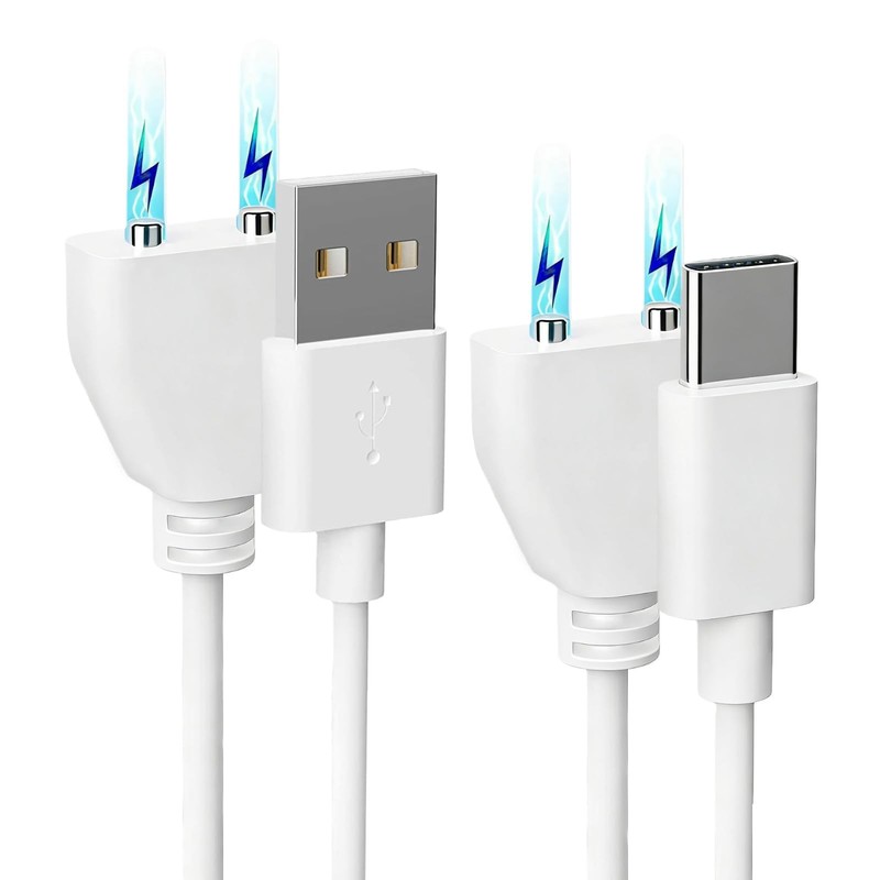 2Pack 12MM Magnetic Replacement Charger Cable with 2 Dots(12MM), 2.65ft (80cm…