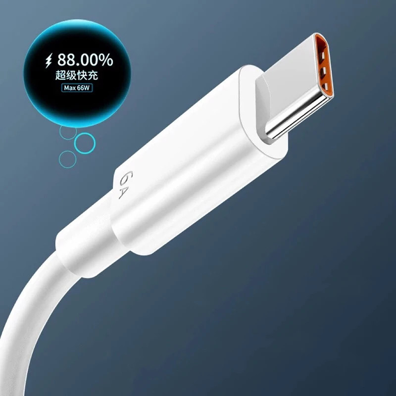Original For Honor 6A 66W 100W Fast Charging Wire Cord 1/1.5/2 M Type C Cable Fo gallery