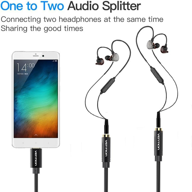USB C to Dual 3.5Mm Headphone Jack Audio Splitter for Iphone 15 Pro gallery