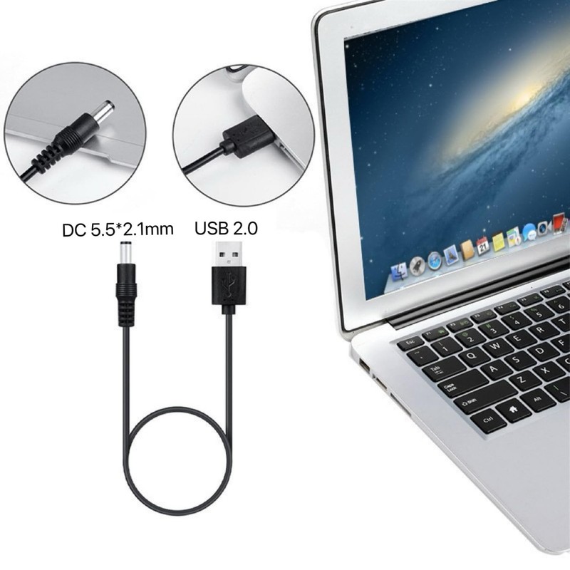 USB to DC Power Cable - Includes13 Adapter Plugs (5.5×2.1/5.5×2.5/-/Micro-USB... gallery