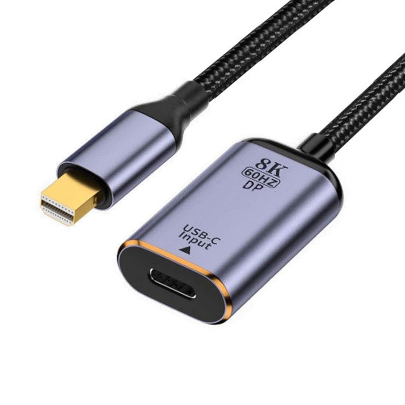 USB C to Mini Displayport Cable,USB Type C Female Input to Mini Displayport 1...