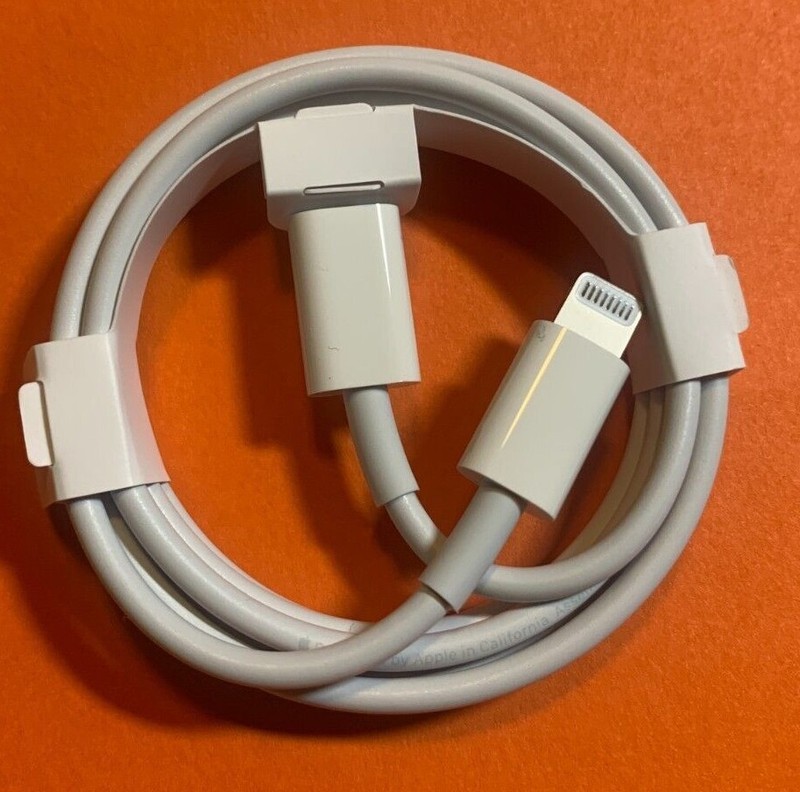 Original OEM Apple USB-C to Lightning Cable New Unused plus Apple Logo Sticker