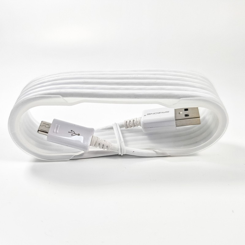 10X Lots Wholesale White Micro USB Sync Charger Cable Cord For Android Phone gallery