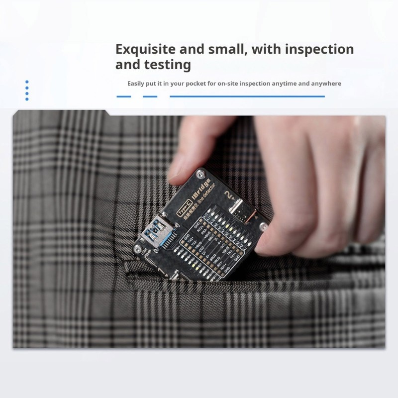 Green Blue PCB Fast Charging Cable Tester For Precise Signals Transmission gallery