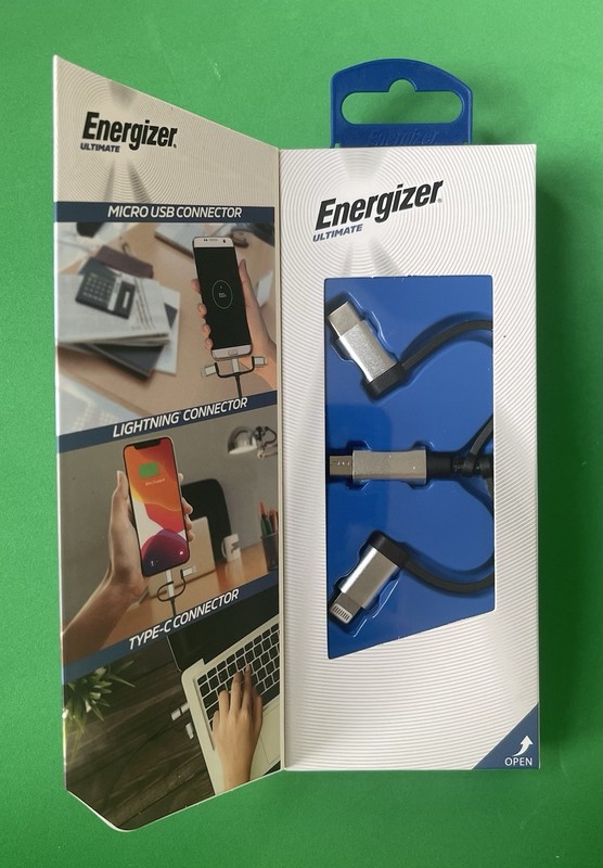 Energizer 3 in 1 Braided 6 Ft • Type C • Micro USB • ⚡️• Phone Charger Cord gallery