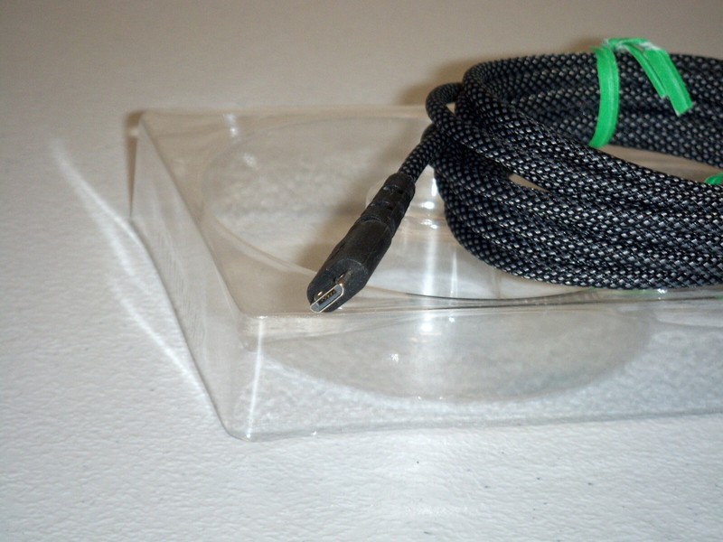 USB to Micro USB cable 10ft Choice Black or White gallery