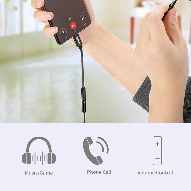 USB C to 3.5mm Headphone Adapter - Hi-Res DAC AUX Audio Jack Dongle for iPhone & gallery
