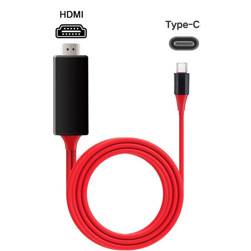 For Apple iPhone 15 16 17 Pro Max 16e Type C Phone to TV HDTV HDMI Cable 1080P gallery