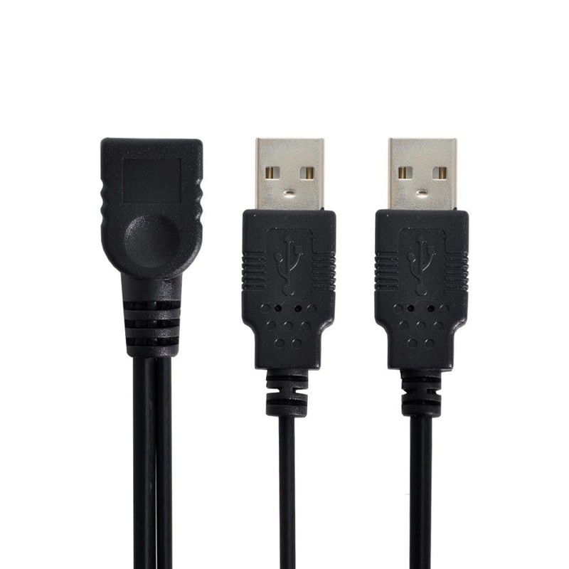 USB 2.0 Y Splitter Cable USB 2.0 Female to Data Charger Extension Cable with ... gallery