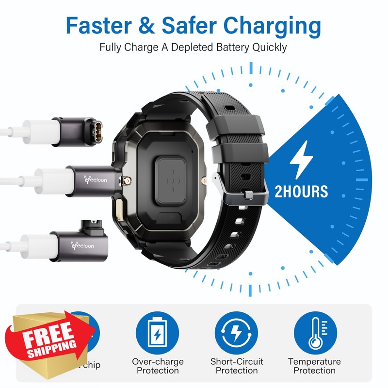 Veeloon 3pk USB-C to Garmin Cable Converter Mixed gallery