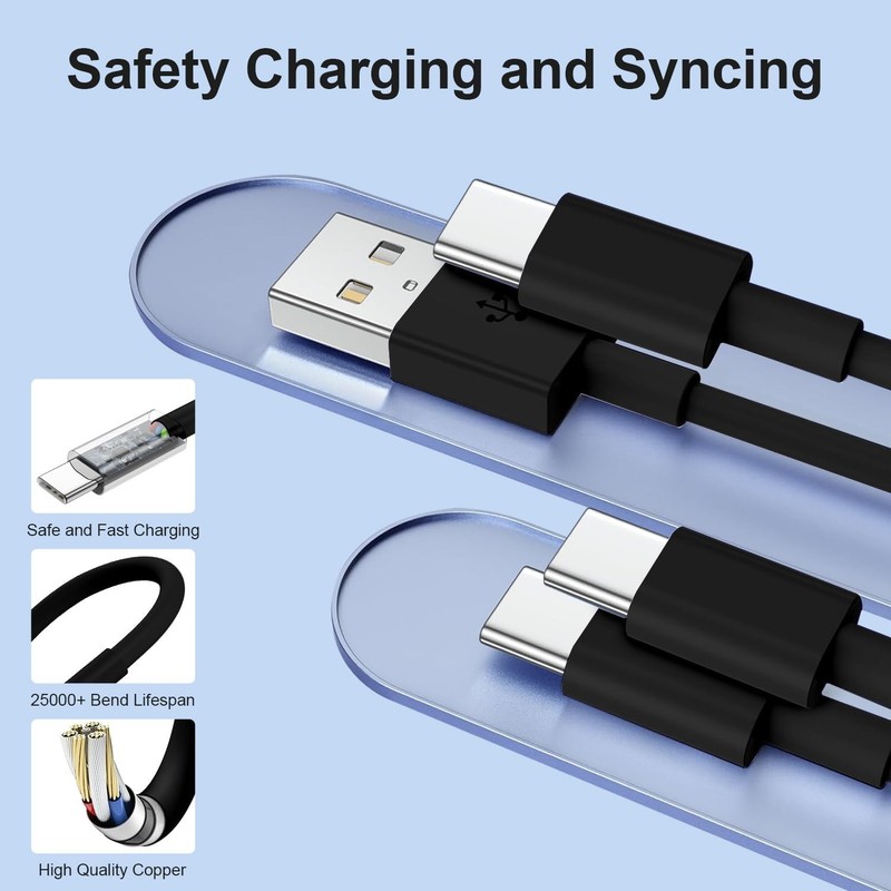 6-10 FT USB Type-C For iPhone 17/16/15 Cable Fast Charger Charging Data Cord Lot gallery