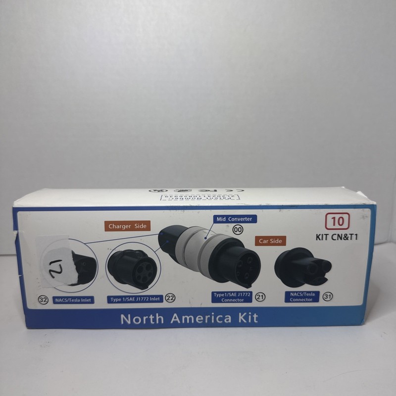 Tesla to J1772 Adapter and J1772 to NACS Adapter Kit 48A Max EV Charging gallery