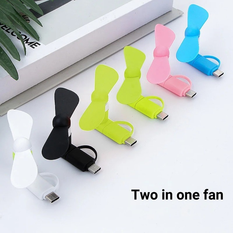Type C Mini Portable Fan for Phone MicroFan for SmartPhones for iPhone 17 16 15 gallery