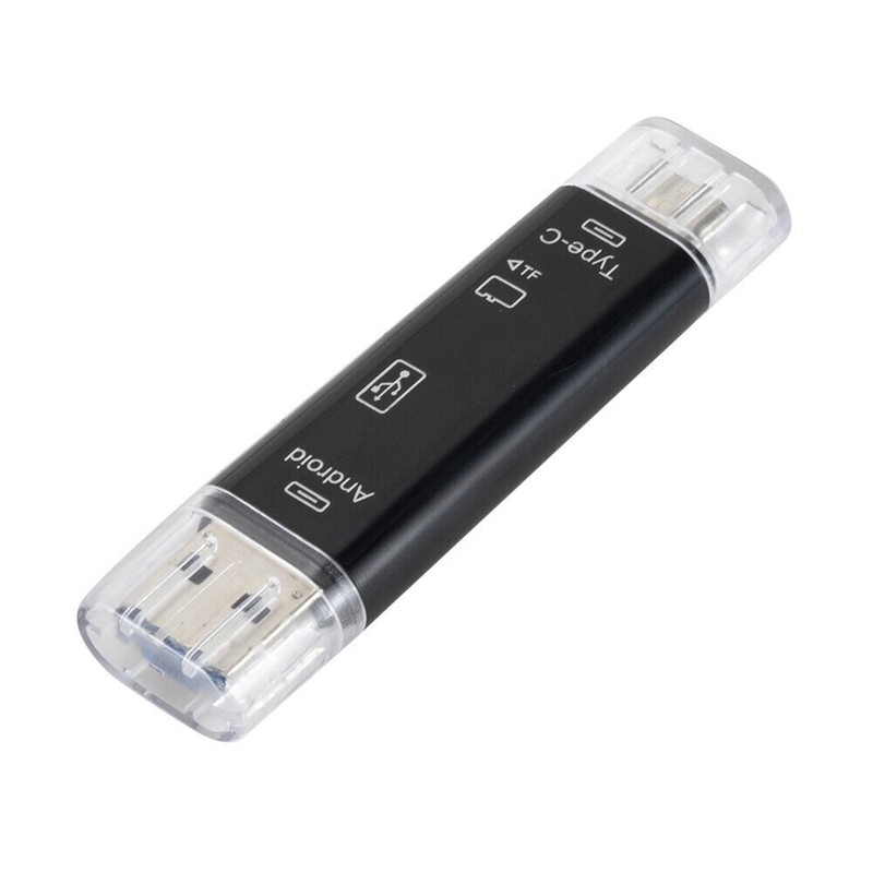 5 in 1 USB Type C / USB / Micro USB SD TF Memory Card Reader OTG Adapter gallery