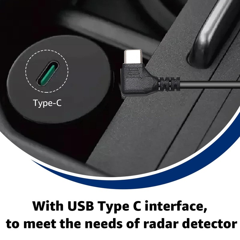 USB C to RJ11 Radar Detector Power Cable for Uniden Escort & More 13FT gallery