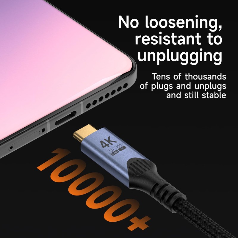 Type c to Type c Cable,20gbps USB c 3.2 gen 2,4k60Hz Video,usbc Cable Monitor... gallery