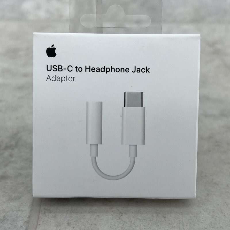 Genuine Apple USB-C to 3.5 mm Headphone Jack Adapter MU7E2AM/A