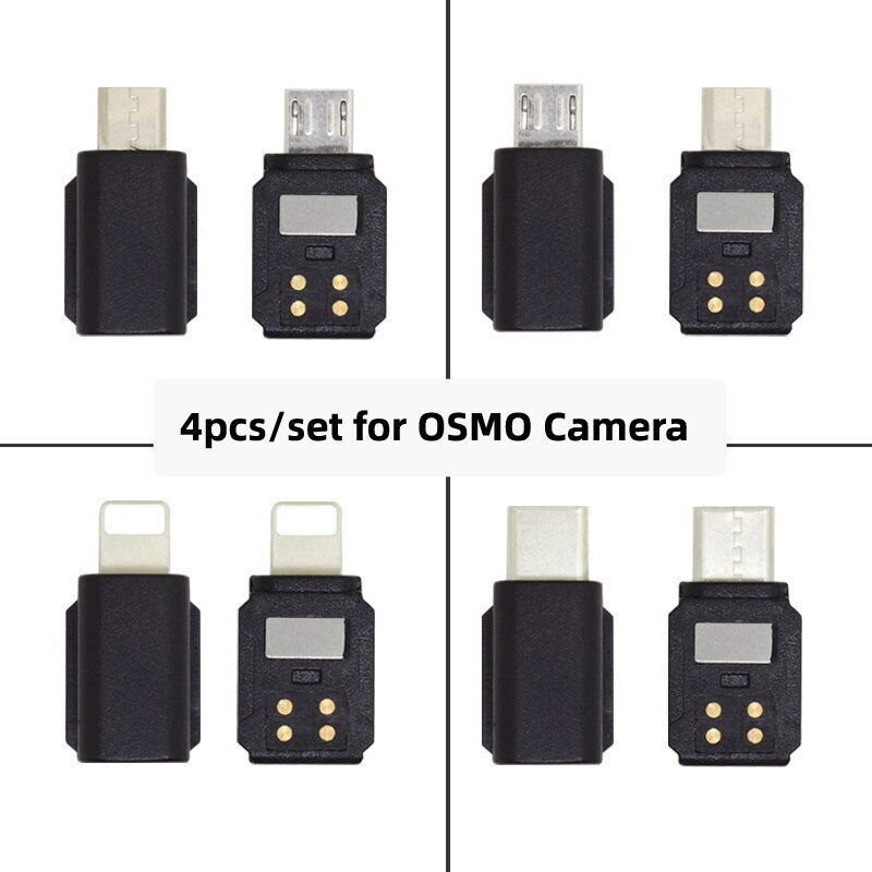 CABLECY USB-C & Micro & 8P Adapter Connector Interface Handheld Gimbal Camera gallery