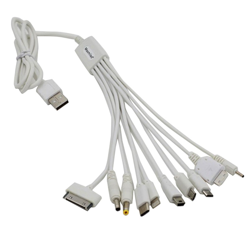 10 In 1 Universal USB Multi Charger Cable Adapter For Mobile Phone Iphone6/RG HJ