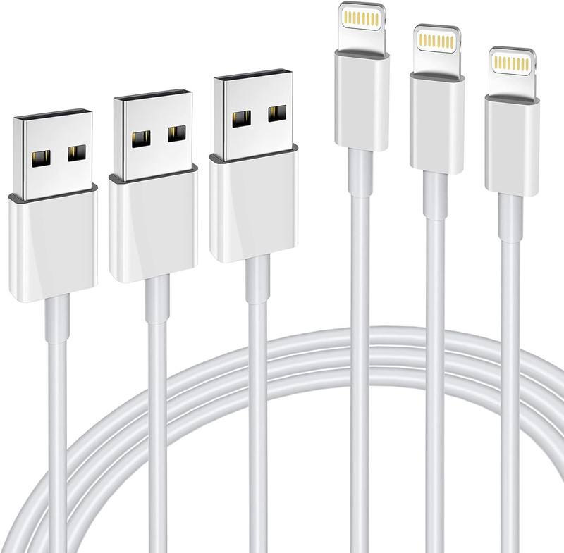 Iphone Charger 3Pack Apple Mfi Certified Apple Charger 6FT, Lightning Cable 6FT gallery