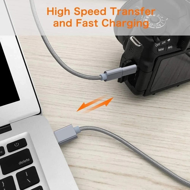 USB C To Mini USB 2.0 Adapter 2 Pack Type C Female Male Convert Connector NEW gallery