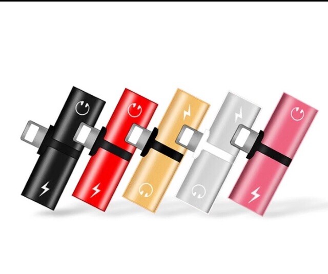 5 New headphone splitter earphone Jack with charging and music together