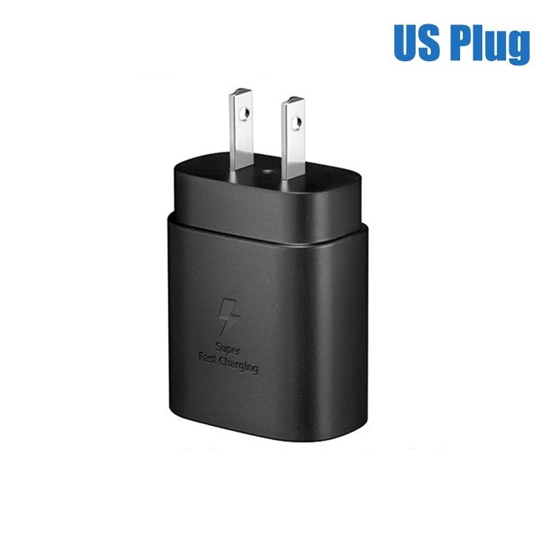 25W USB-C PD Fast Charger Type-C Cable for Samsung Galaxy S20 S21 S22 S23