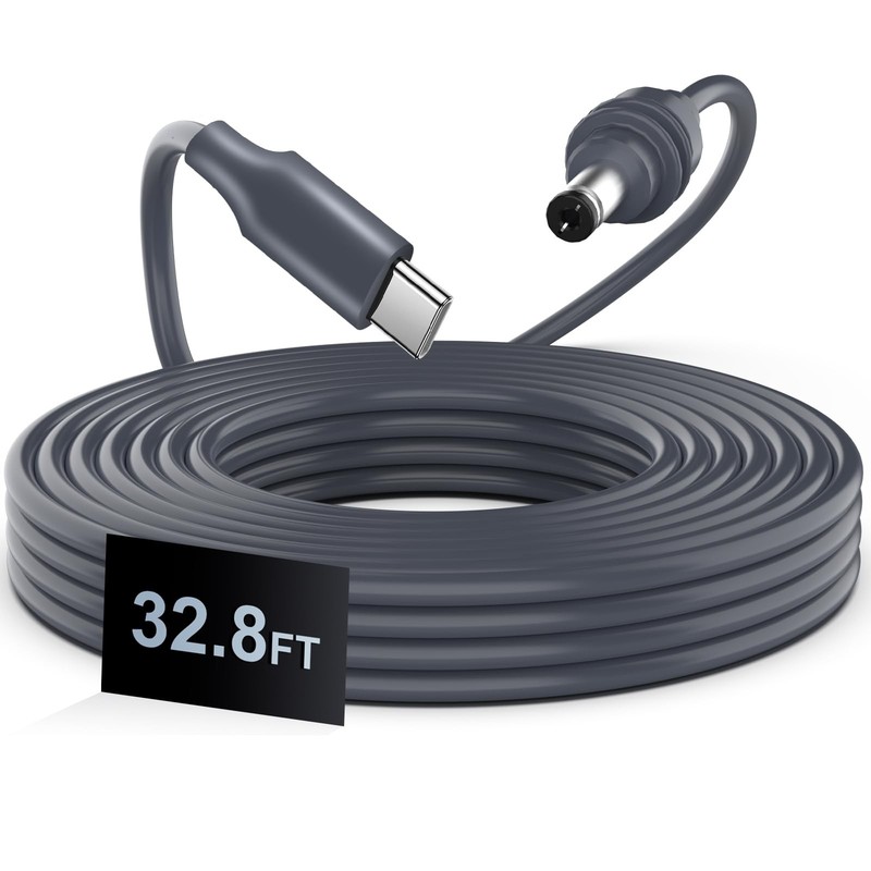 Starlink Mini Cable 10M/32.8FT USB to DC Power Cables Cord 100W Input, DC Pow…