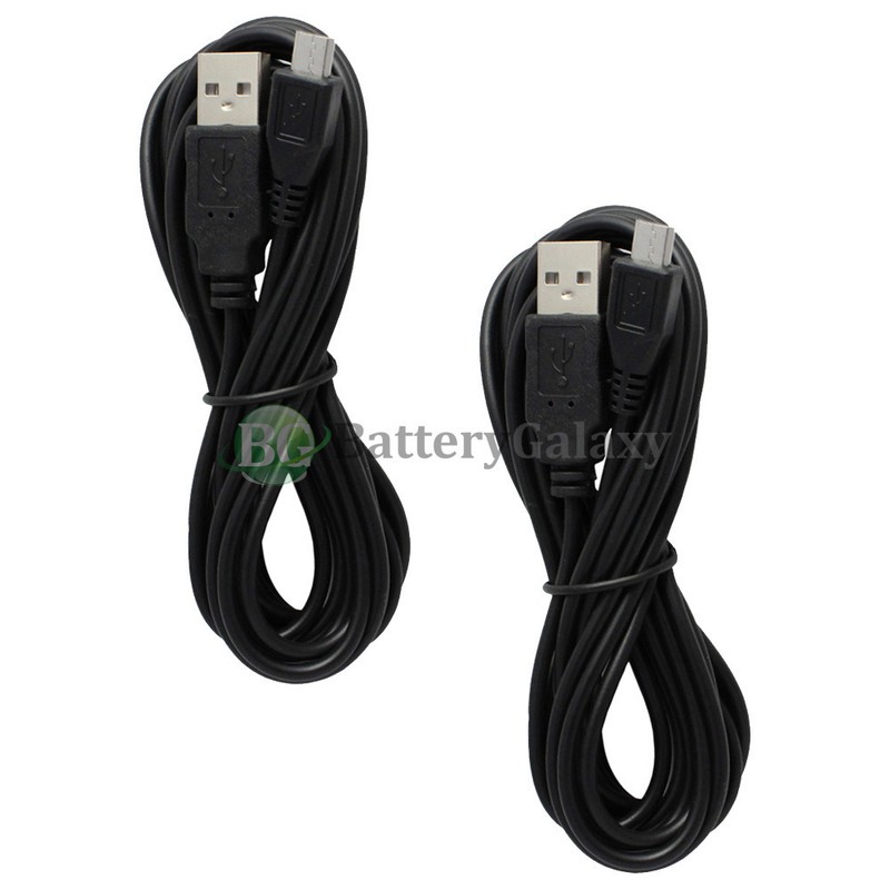 2 Micro USB 10FT Charger Cable for Android Phone ZTE Avid Plus Blade V7 Sonata 3