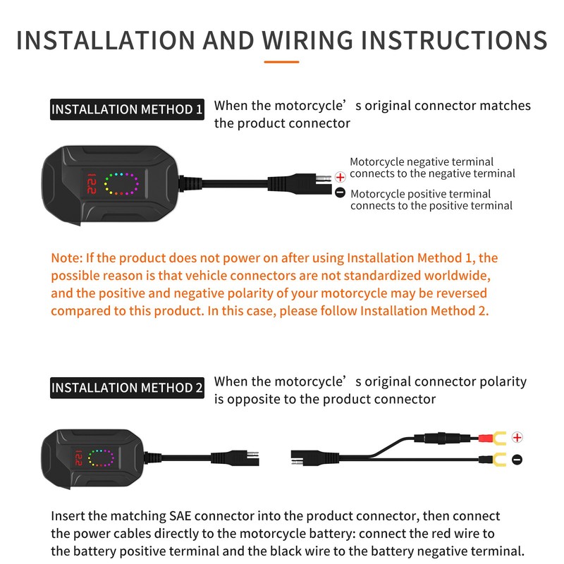 For Motorcycle Phone Charger USB Type-C Retractable 30W Flash Charging Cable gallery
