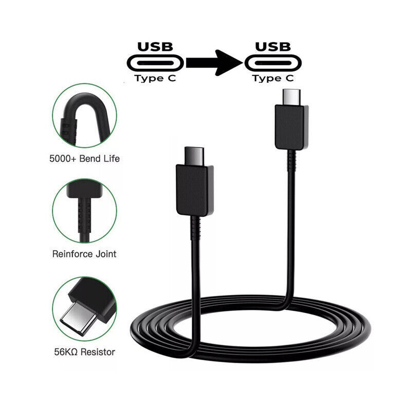 6FT USBC to USB C Type-C Fast Charging Cable for Samsung S24 S23 S25 SONY Google gallery