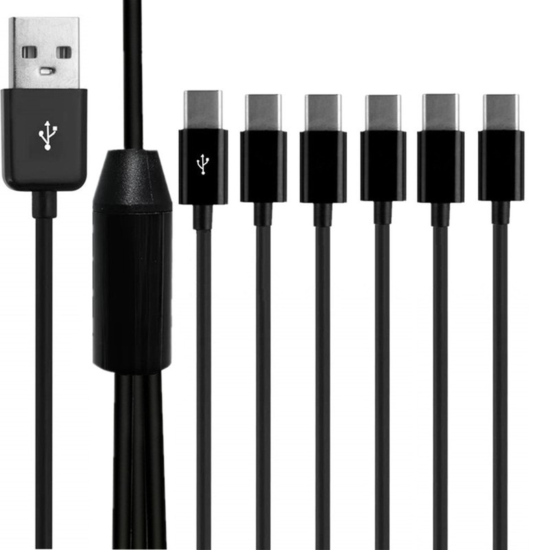 6-In-1 USB Type C Splitter Cable C Data Transmission Charing Cable for4251 gallery