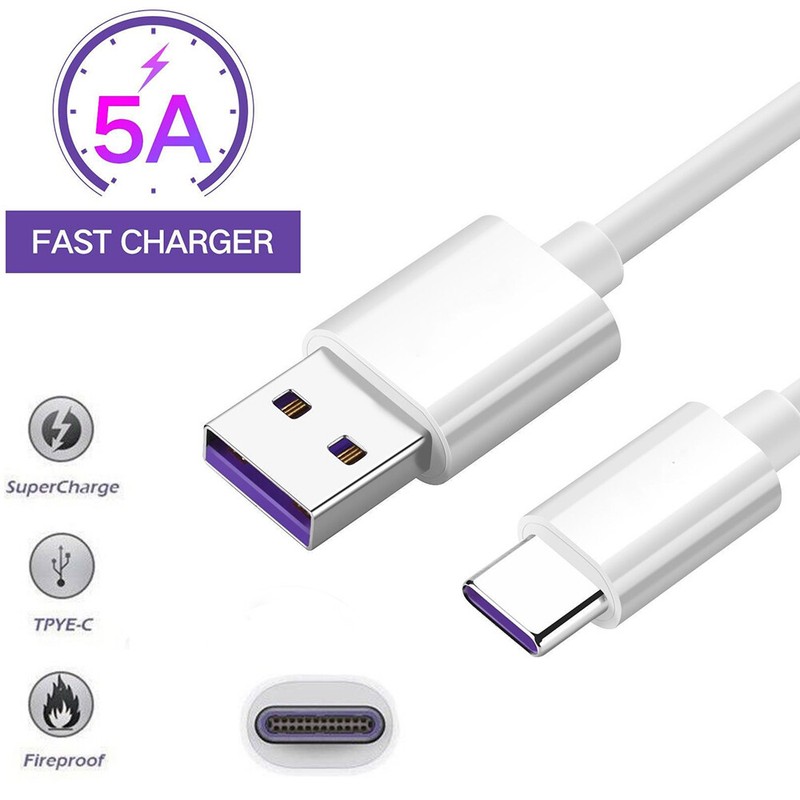 5A Fast Micro USB Type C Cable HUAWEI Charging USB C Cable Phone Charger Data
