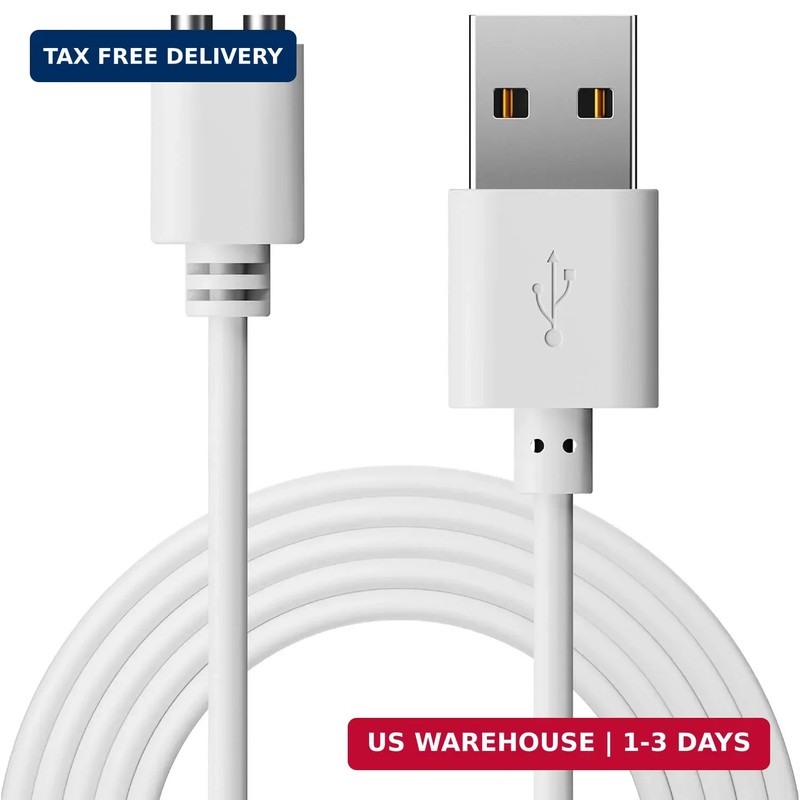 5mm Magnetic USB DC Charger Cable Replacement Charging Cord 2.6Ft(5mm/0.2in)