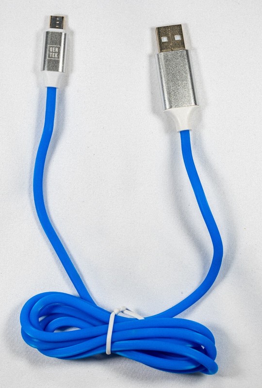 Gentek Micro USB Fast Charger C Cable For Samsung Android, LED Charging Cord 4ft gallery