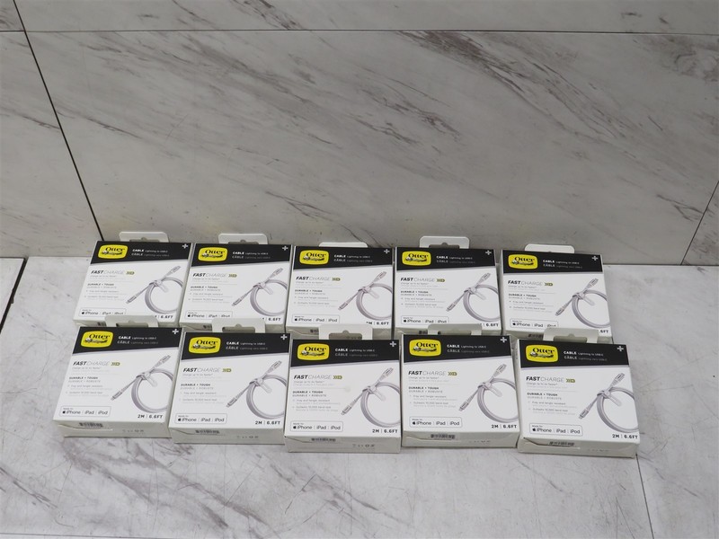 10x OtterBox Premium Fast Charge Cable, 3.3ft Lightning to USB-C MFi-Certified